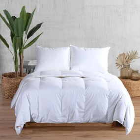 Πάπλωμα Με Πούπουλο Πάπιας White Nef-Nef Single 160x220cm Feather