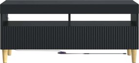 vidaXL Ντουλάπα LED Τηλεόρασης ARNHEM 100 x 35 x 43 εκ. Μαύρο