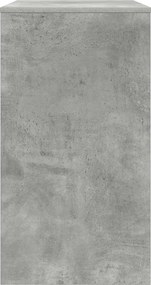 vidaXL Γραφείο Σκυρόδεμα Γκρι 77,5 x 43 x 79 cm Επεξεργασμένο Ξύλο
