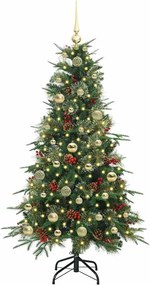 vidaXL Τεχνητό Χριστουγεννιάτικο Δέντρο με Άξονα Πράσινο 150 cm