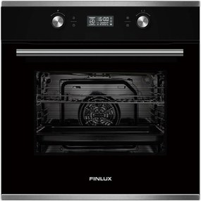 Finlux FX 965 A IX Εντοιχιζόμενος φούρνος 70lt Π59.5εκ. Υδρόλυση Μαύρος A