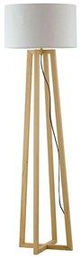 Φωτιστικό Δαπέδου I-Berry-PT Natural-White Luce Ambiente Design Wood, Fabric