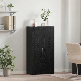 vidaXL Γραφείο Ντουλάπι Μαύρη δρυς 60 x 32 x 115 cm Επεξεργασμένο ξύλο