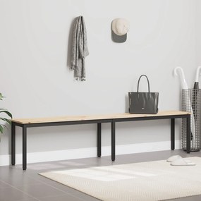 vidaXL παγκάκι Φυσικό 200 x 35 x 45 εκ Στερεά ξυλεία πεύκου