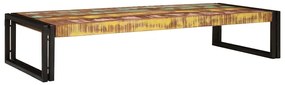 vidaXL Ράφι μπάνιου 120 x 50 x 23 εκ. Στερεό ξύλο μάγκο, σίδηρος