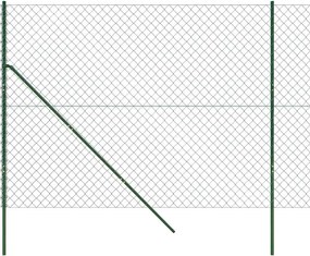 vidaXL Συρματόπλεγμα Περίφραξης Πράσινο 1,6 x 25 μ.