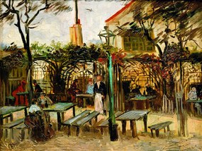 Εκτύπωση έργου τέχνης Café Terrace on Montmartre (La Guinguette) - Vincent van Gogh, (40 x 30 cm)