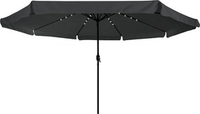 vidaXL Ομπρέλα Κήπου Ανθρακί 395 x 395 x 245 εκ. Πολυεστέρας