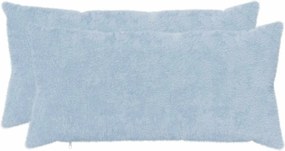 vidaXL Κάλυμμα Μαξιλαριού 2 τμχ. HEERLEN Γαλάζιο 40 x 80 cm