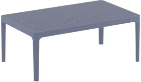 SKY DARK GREY 100Χ60Χ40εκ. ΤΡΑΠΕΖΙ ΠΟΛ/ΝΙΟΥ