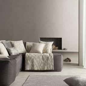 Ριχτάρι Niagra 842/06 Beige Gofis Home Διθέσιο 180x250cm Cotton-Acrylic