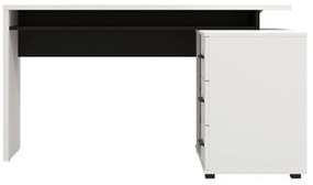 Γραφείο Arhimed Λευκό - Μαύρο 138x102x75 εκ.