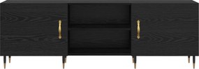 vidaXL Ντουλάπι TV Μαύρη δρυς 150 x 30 x 50 cm Επεξεργασμένο ξύλο