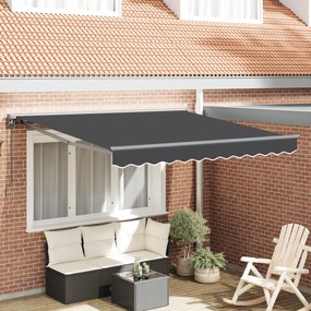 vidaXL Σκηνίτσα Αναδιπλούμενη Ανθρακί 350x250 εκ