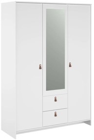 Ντουλάπα Minkee τρίφυλλη-Leuko