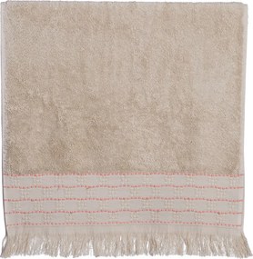 Πετσέτα Προσώπου (50x90) Nef-Nef Homeware Quantro Beige 500gsm