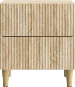 vidaXL Κομοδίνο 2 τεμ. Sonoma Δρυς 43 x 34,5 x 48 εκ