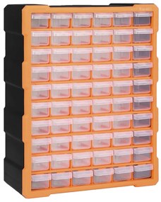 Κουτί Αποθήκευσης/Οργάνωσης με 60 Συρτάρια 38 x 16 x 47,5 εκ.