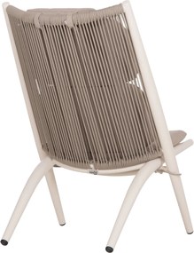 ΠΟΛΥΘΡΟΝΑ RELAX REMUS HM6642.02 ΑΛΟΥΜΙΝΙΟ ΛΕΥΚΟ-ΣΧΟΙΝΙ OLEFIN ΜΠΕΖ 63x87x94Υεκ.