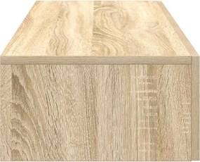 VidaXL Ράφι τοίχου με συρτάρια Δρυς sonoma 60x26,5x15 cm