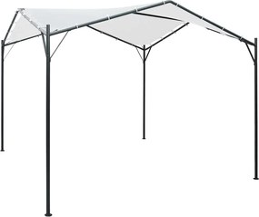 vidaXL Κιόσκι Λευκό 3 x 3 x 2,6 μ. 180 γρ./μ²