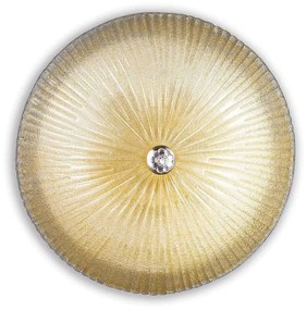 Φωτιστικό Οροφής-Πλαφονιέρα Shell 140193 60x20cm 6xE27 60W Amber Ideal Lux