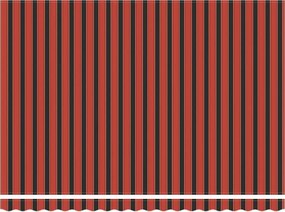 vidaXL Ύφασμα Ομπρέλας με πορτοκαλί και καφέ 450 x 350 εκ Πολυεστέρας