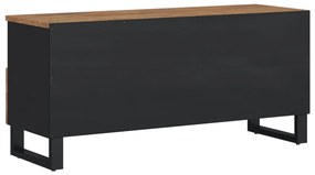 vidaXL Έπιπλο Τηλεόρασης 100x33x46 εκ. Μασίφ Ξύλο Μάνγκο &amp; Επεξ. Ξύλο