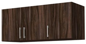 Τρίφυλλο Πατάρι Ντουλάπας Nora 120x50x52cm Oak Cremona - GRA708