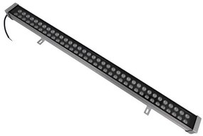 Wall Washer LED GENIUS 72W IP66 3000k 100cm Μαύρο 05116 Globostar-5116-Μαύρο 05116