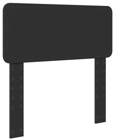 vidaXL Κεφαλάρι Μαύρη Οξυά 80 cm Επεξεργασμένο ξύλο