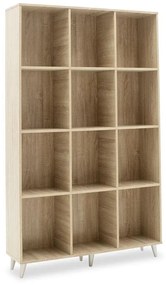 Bookcase FIRENZE in color sonoma 107x28,6x178cm 107x28.6x178 εκ.