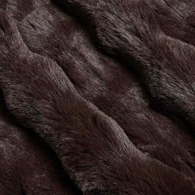 vidaXL Ψεύτικη κουβέρτα από κουνέλι 4 pcs Καμηλοπάρδαλη 130 x 150 cm