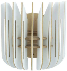 Φωτιστικό Τοίχου - Απλίκα 390FLH2125 18,5x16x20cm E27 40W White Opviq