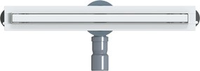 vidaXL 360° Νεροχύτης ντους με λεπτό μοντέλο Ασημί 50 cm