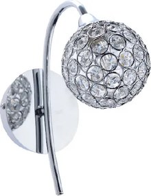 Απλίκα Τοίχου Aca Skylar AD2012001W Chrome