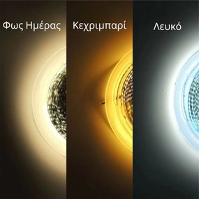 Stewehome Οκταγωνικός Καθρέφτης Λέιζερ με Φωτισμό LED 55x85 cm
