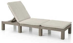 Solseng Allibert by KETER Daytona 195 x 65 x 25,5 cm Μπεζ