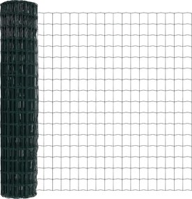 vidaXL Ευρωπαϊκή Στήριξη Φράχτη 10 x 1,6 m PVC-Επικαλυμμένο Ατσάλι