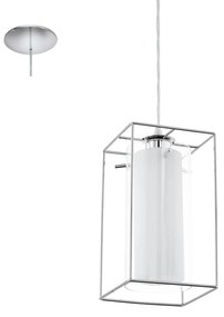 Φωτιστικό Οροφής Loncino 1 94377 White Eglo Metal, Glass