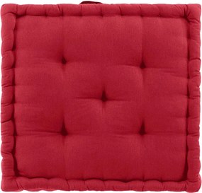Μαξιλάρι Δαπέδου Twily Douceur d'intérieur - 50x50x10cm - Κόκκινο