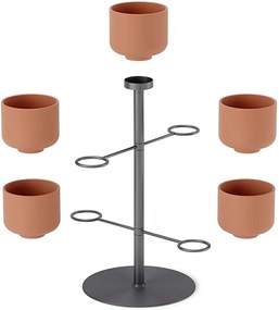 Σταντ με 5 κασπώ Umbra Terrapota planter 1015664-624