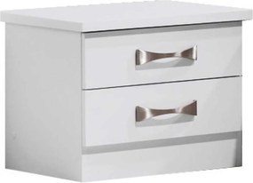 Κομοδίνο Λευκό Life 48x40x39cm