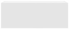 vidaXL Ντουλάπι τοίχου μπάνιου λευκό Ξύλινο μηχανουργικό ξύλο