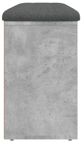 Παπουτσοθήκη Γκρι Σκυρ. 102x32x50 εκ. από Επεξεργασμένο Ξύλο - Γκρι