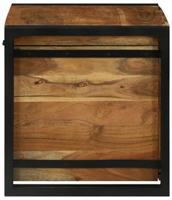 vidaXL Κουτί Αποθήκευσης 60x40x41 εκ. - Στερεό Ξύλο Ακακίας