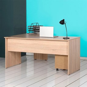Γραφείο Rio Megapap γωνιακό αναστρέψιμο σε χρώμα sonoma 160x144x75εκ. GP009-0071