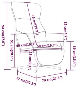 ΠΟΛΥΘΡΟΝΑ RELAX ΣΚΟΥΡΟ ΓΚΡΙ ΒΕΛΟΥΔΙΝΗ ΜΕ ΥΠΟΠΟΔΙΟ 3097496