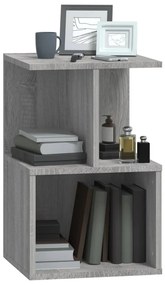 vidaXL Κομοδίνα 2 Τεμ. Γκρι Sonoma 35x35x55 εκ. από Επεξεργασμένο Ξύλο