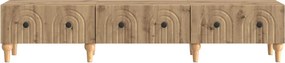 vidaXL Ντουλάπι TV 147 x 34,5 x 30 εκ Artisan Δρυς Επεξεργασμένο Ξύλο